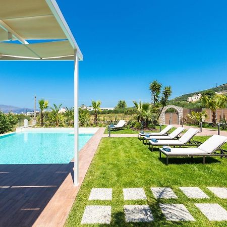 Villa Anemeli - Luxury Pool Villa With Gorgeous Seaview Kíssamos Buitenkant foto