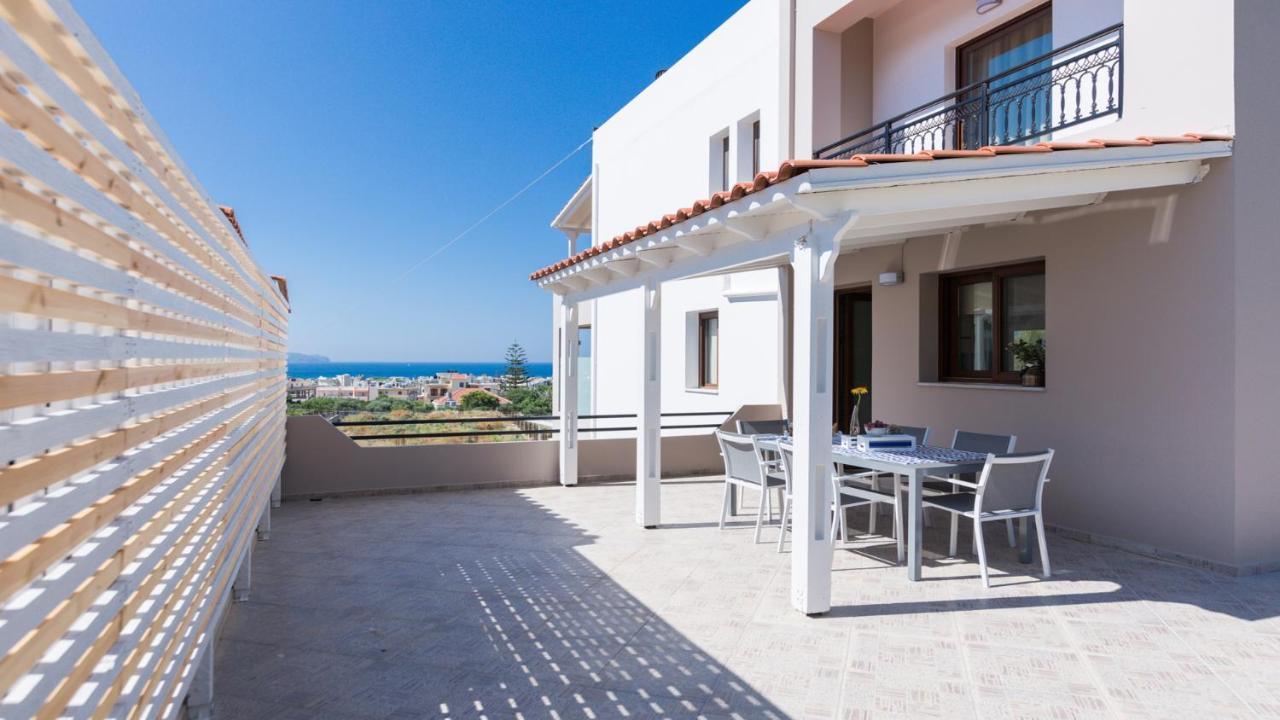 Villa Anemeli - Luxury Pool Villa With Gorgeous Seaview Kíssamos Buitenkant foto